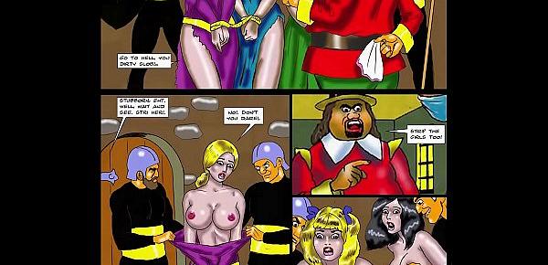  Hardcore fantasy comic book with cartoons and best sex game ready to make you cum